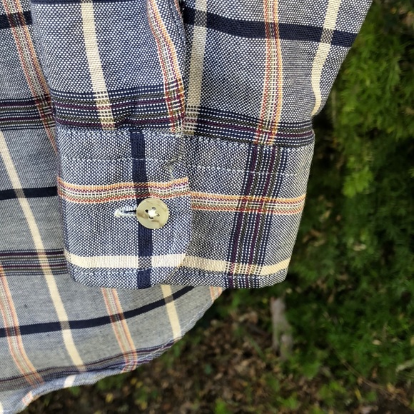 VTG men’s cross-striped shirt - Picture 4 of 5